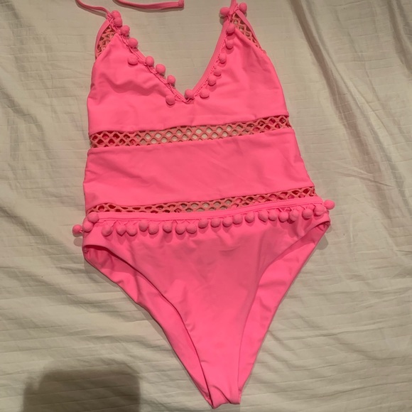 Hot Pink “Ember One Piece” from Tularosa - Picture 2 of 5